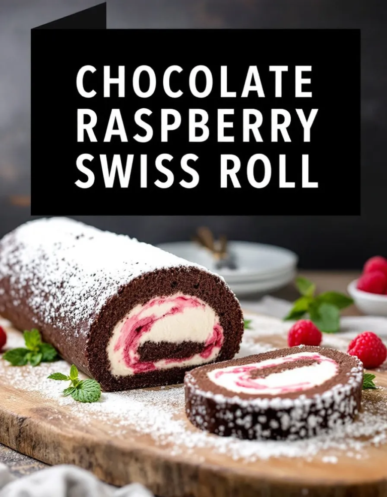 Easy Chocolate Raspberry Swiss Roll Recipe