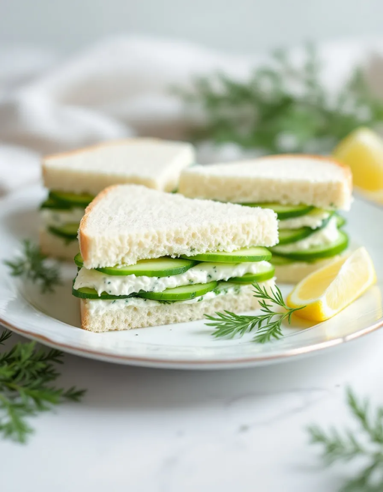Easy Cucumber Tea Sandwiches – Classic Recipe