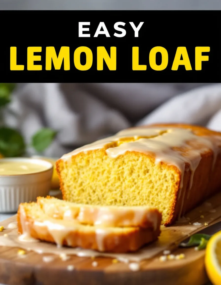 Easy Lemon Loaf – Perfect Moist and Tangy Recipe
