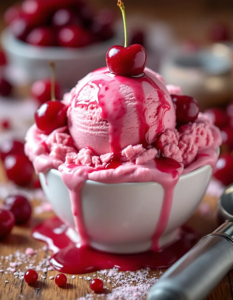 Best Homemade Cherry Ice Cream Recipe