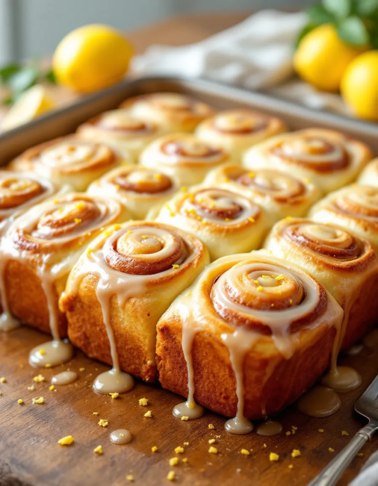 Best Lemon Sweet Rolls – Easy Homemade Recipe
