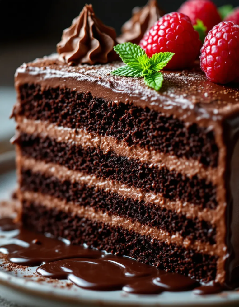 Ultimate Moist Chocolate Cake with Decadent Frosting