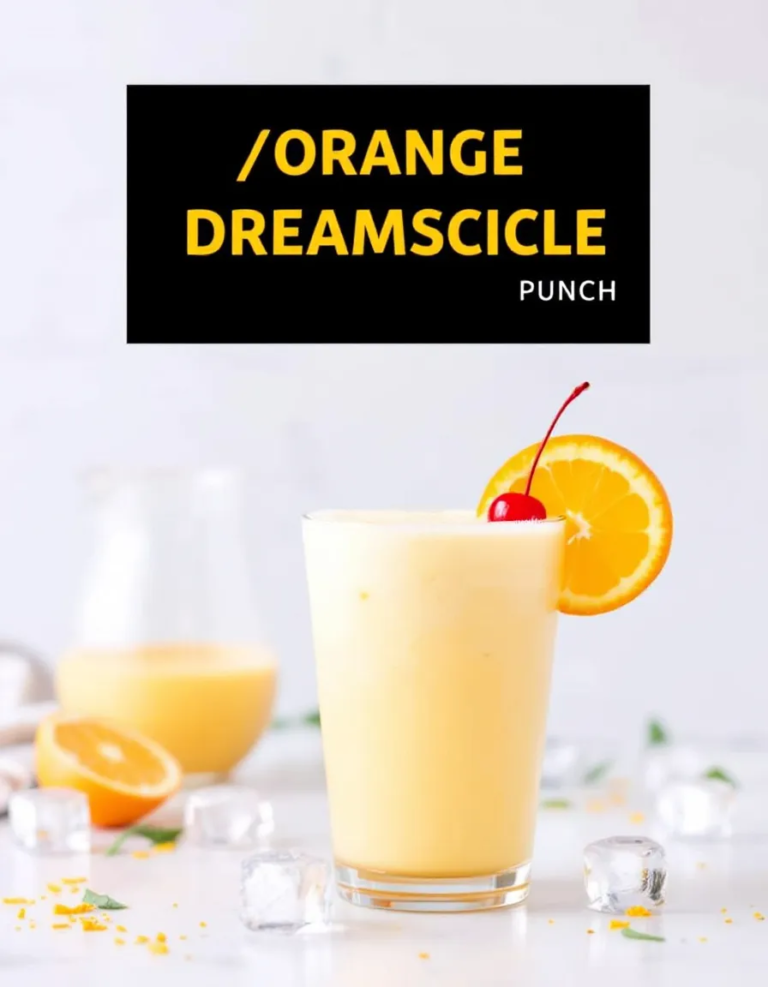 Best Orange Dreamsicle Punch – Creamy Citrus Drink