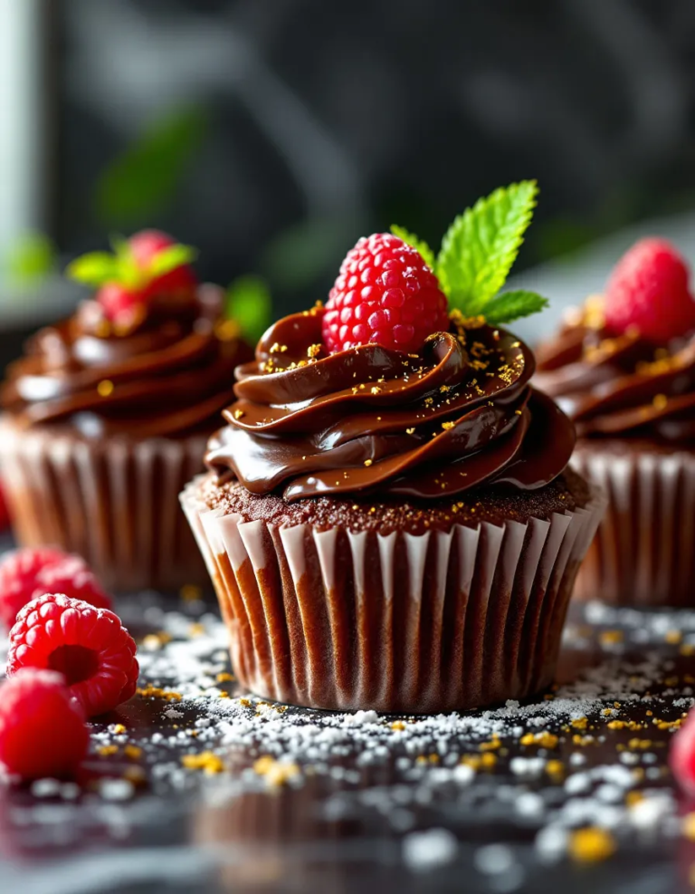 Best Raspberry Chocolate Lava Cupcakes Recipe