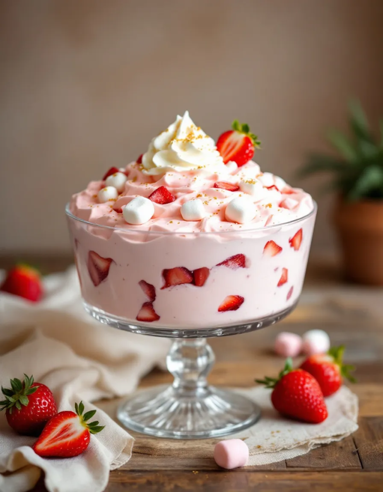 Easy Strawberry Fluff – Creamy Dessert Recipe