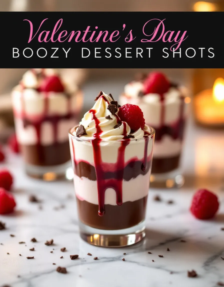 Best Valentine’s Day Boozy Dessert Shots Recipe