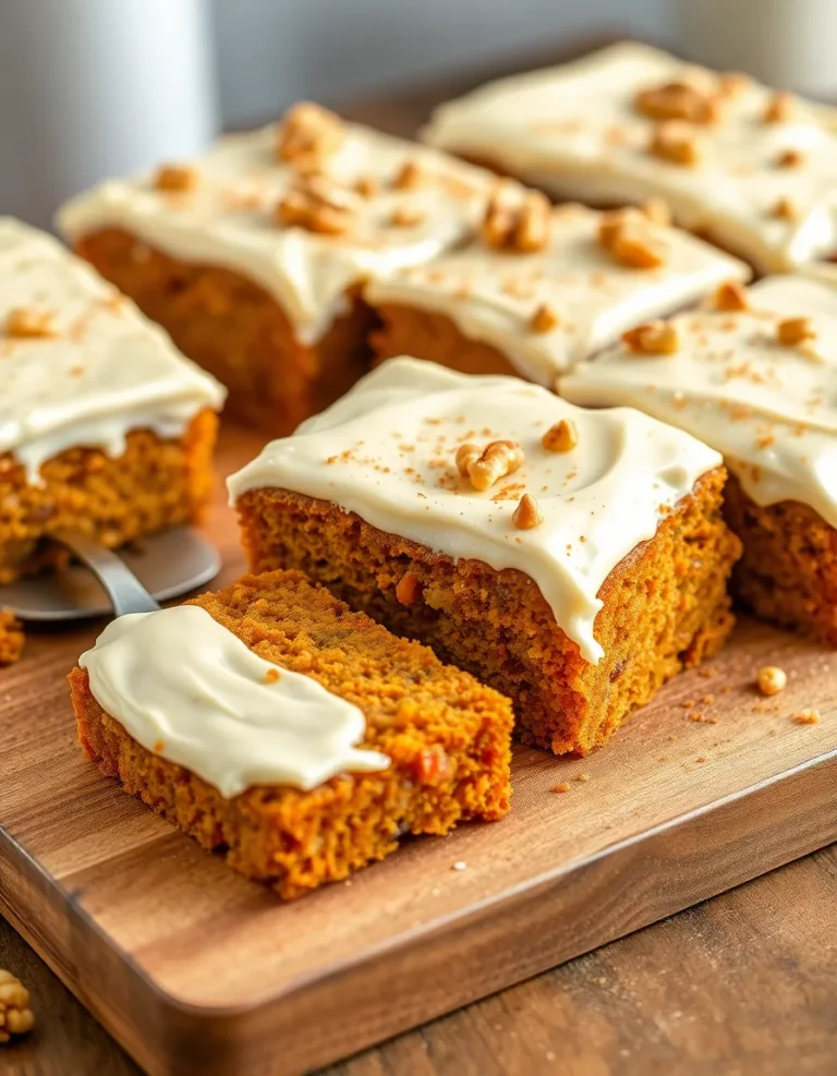 Best Carrot Cake Bars – Easy Homemade Recipe