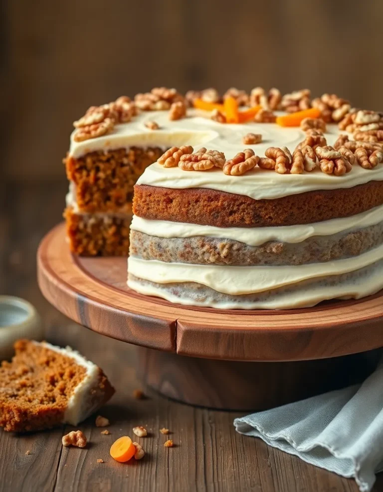 Best Carrot Walnut Cake – Moist and Fluffy Recipe