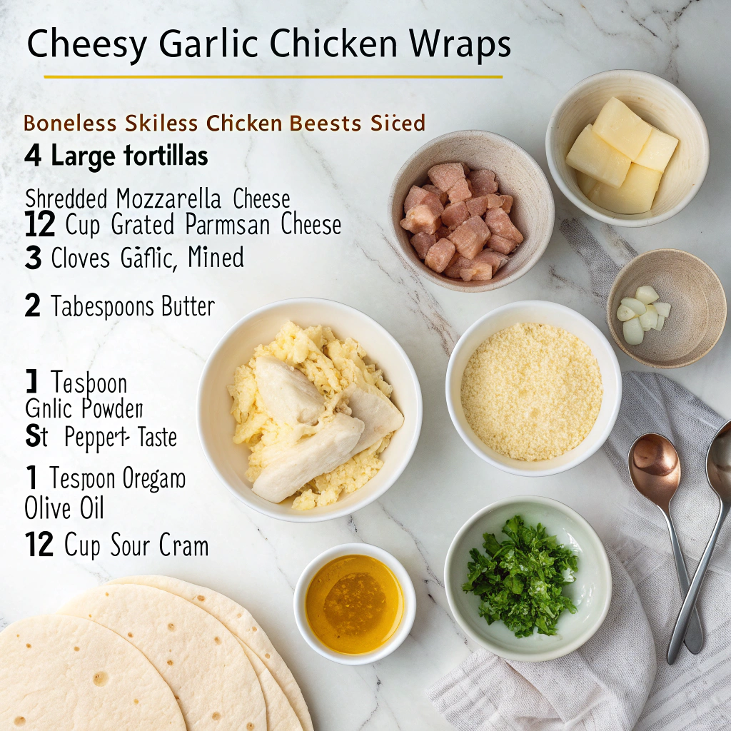cheesy-garlic-chicken-wraps