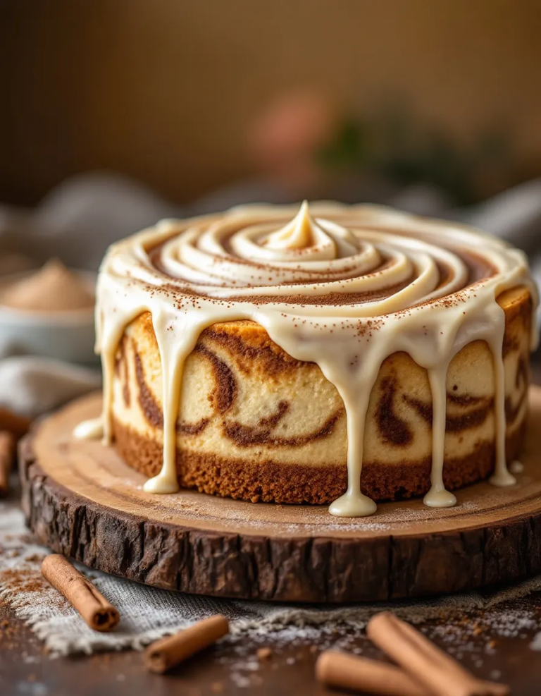 Best Cinnamon Roll Cheesecake – Easy Homemade Recipe