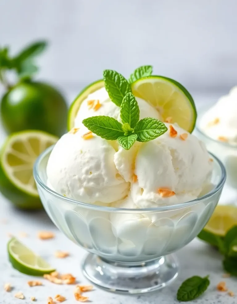 Best Coconut Lime Ice Cream – Creamy & Refreshing