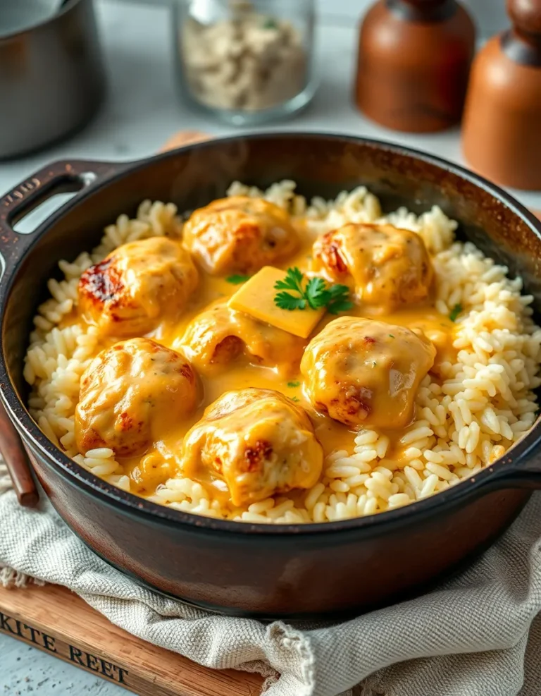 Creamy Chicken and Rice – A Comforting Dinner Idea Easy Rice Recipe for Busy Nights!