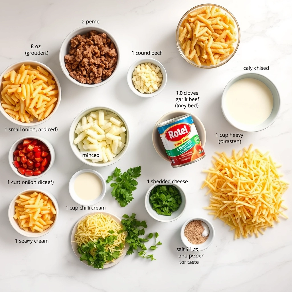 creamy-rotel-pasta-ground-beef