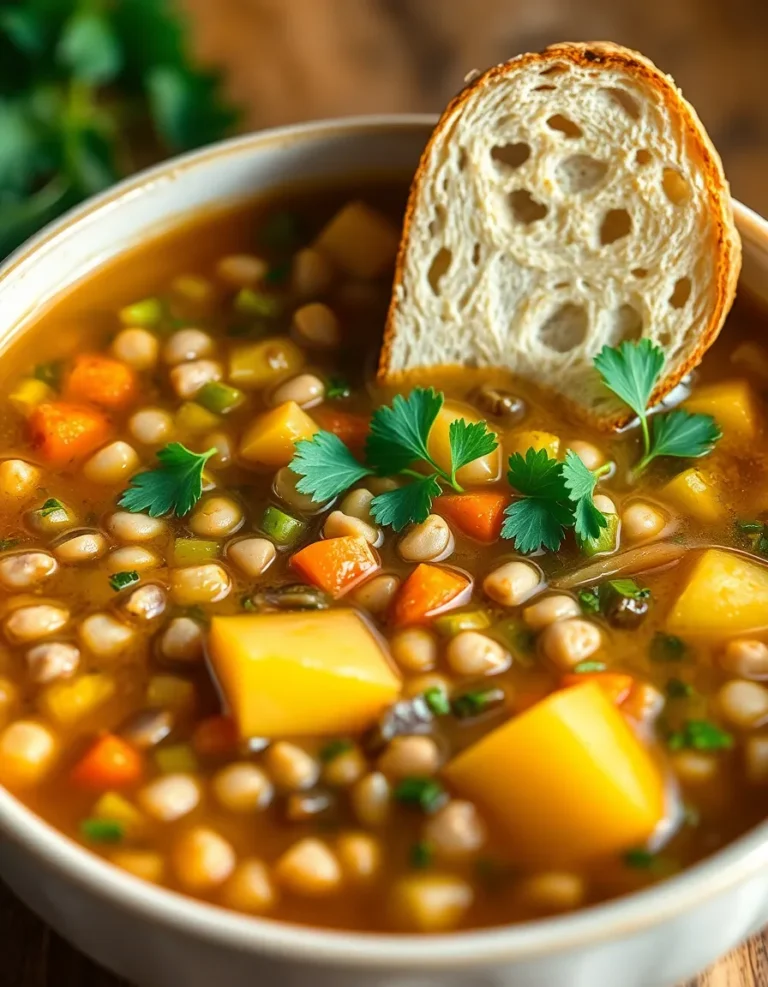 Hearty Lentil and Potato Soup