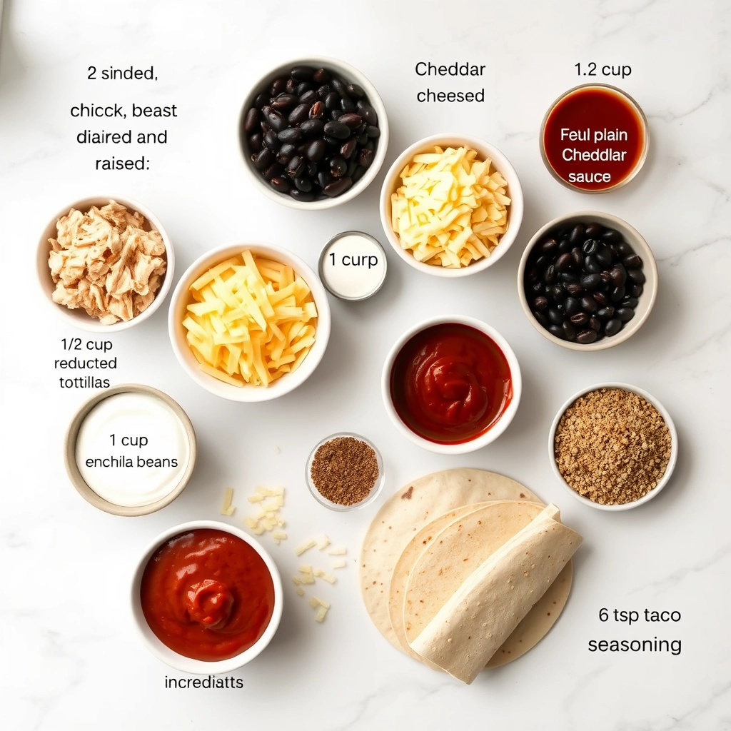 high-protein-chicken-enchiladas