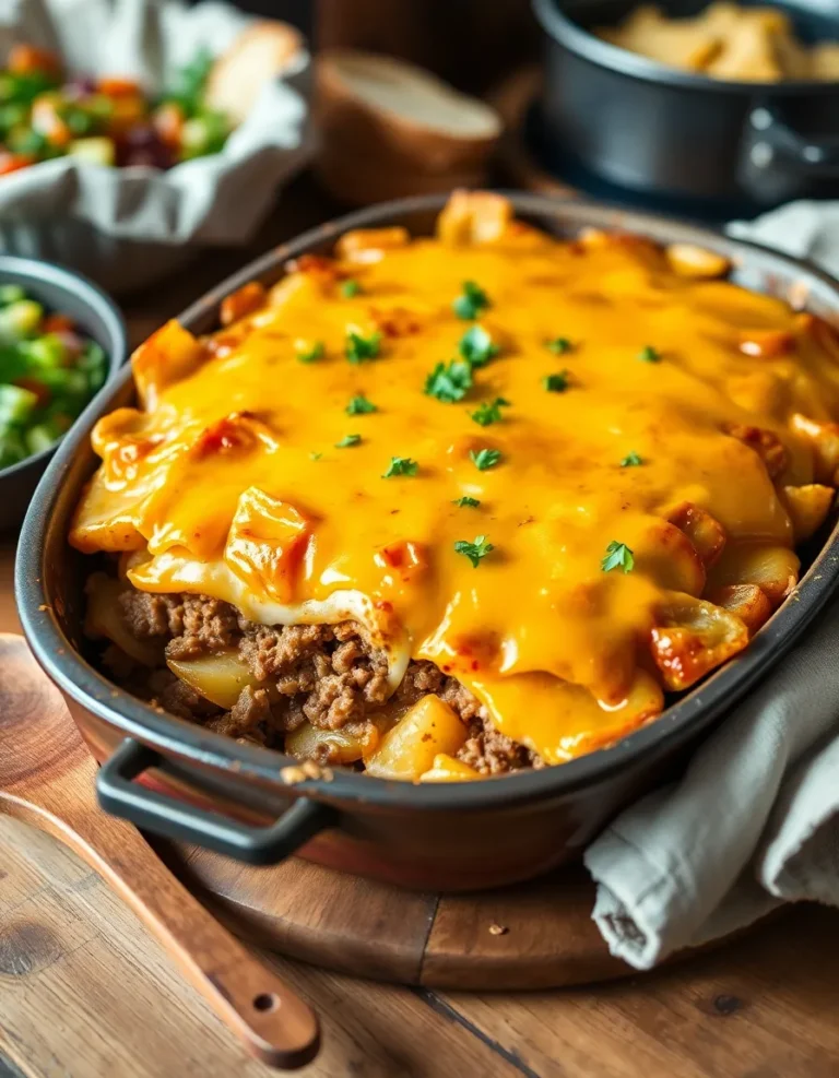Hobo Casserole with Ground Beef & Potatoes – Quick & Delicious!
