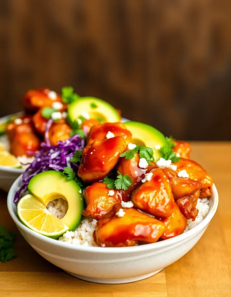 Hot Honey Chicken Bowls