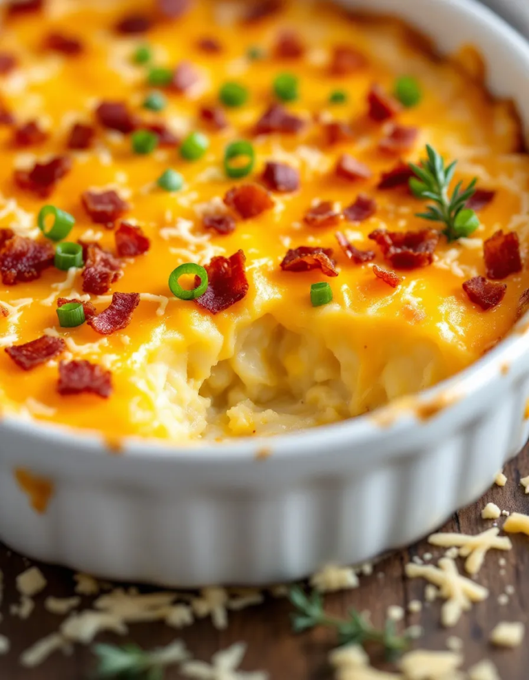 Ultimate Loaded Scalloped Potatoes – Cheesy & Creamy