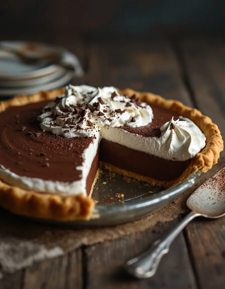 Classic Old-Fashioned Chocolate Pie Recipe