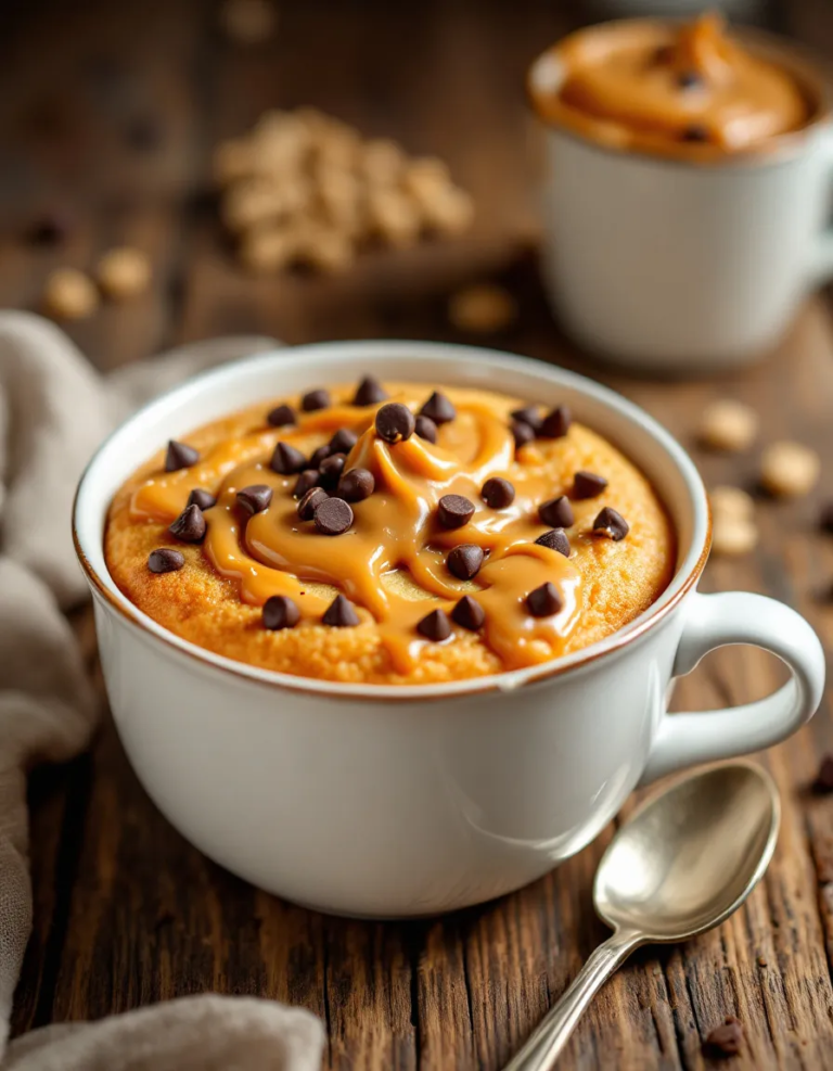 Easy Peanut Butter Cake in a Mug – Quick Recipe