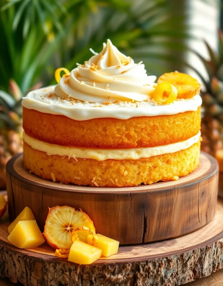 Best Pineapple Heaven Cake – Easy Tropical Dessert