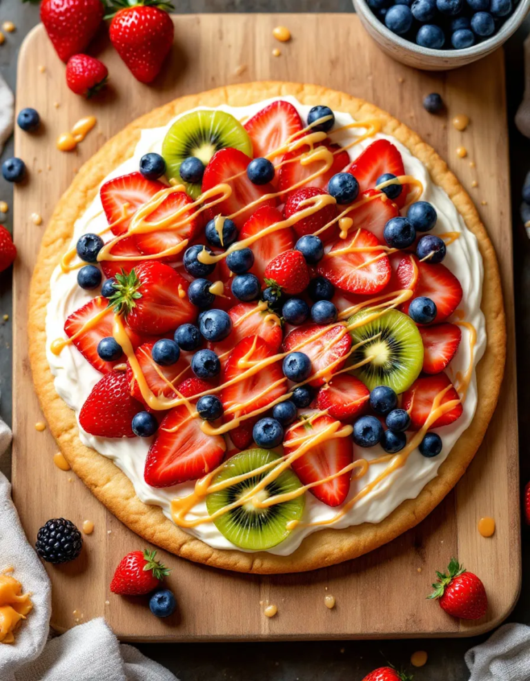 Best Strawberry Fruit Pizza Recipe – Easy & Delicious