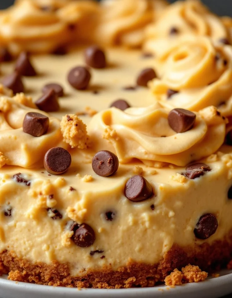 Ultimate Chocolate Chip Cookie Dough Cheesecake Recipe