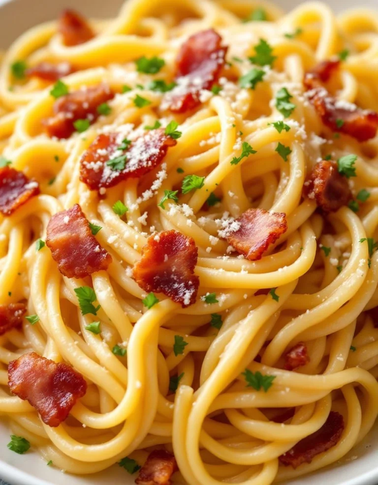 Best Creamy Bacon Spaghetti – Easy Pasta Recipe