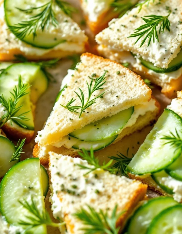 Easy Cucumber Tea Sandwiches – Classic Recipe