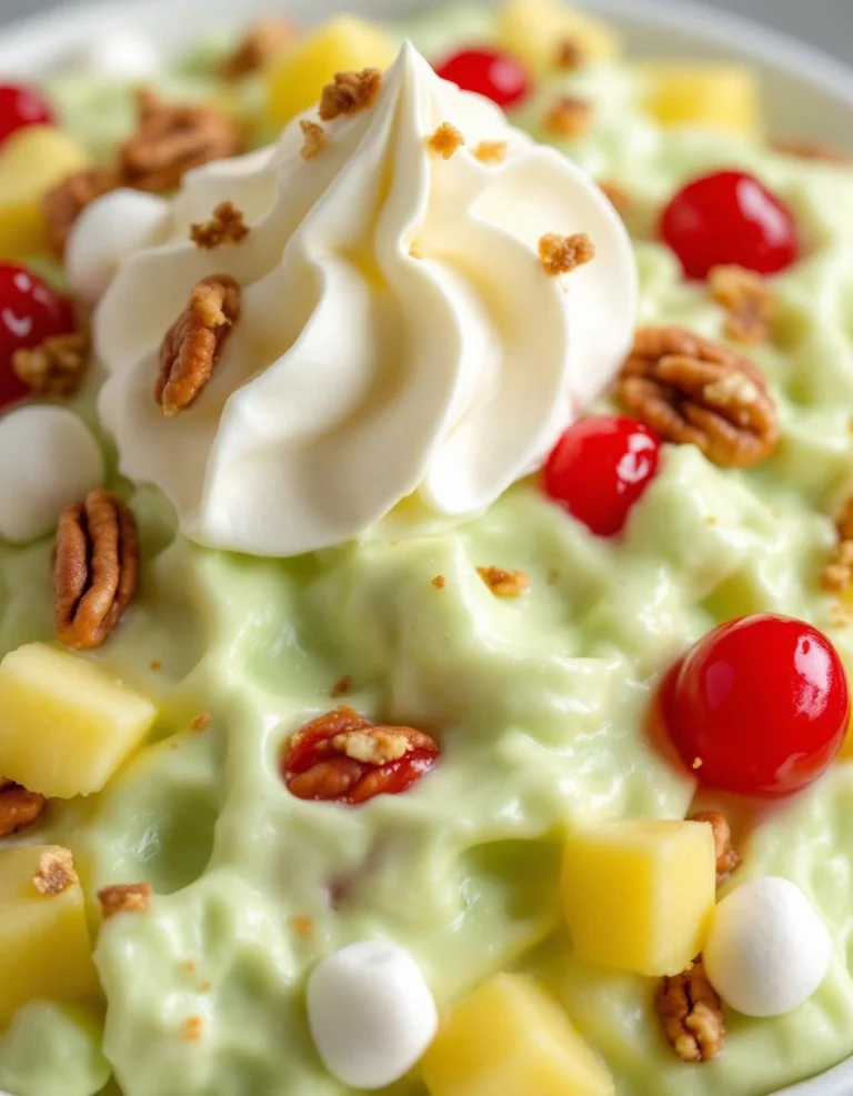 Classic Retro Watergate Salad – Easy and Creamy Recipe